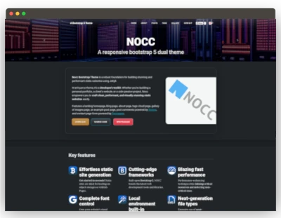 NOCC Bootstrap theme logo
